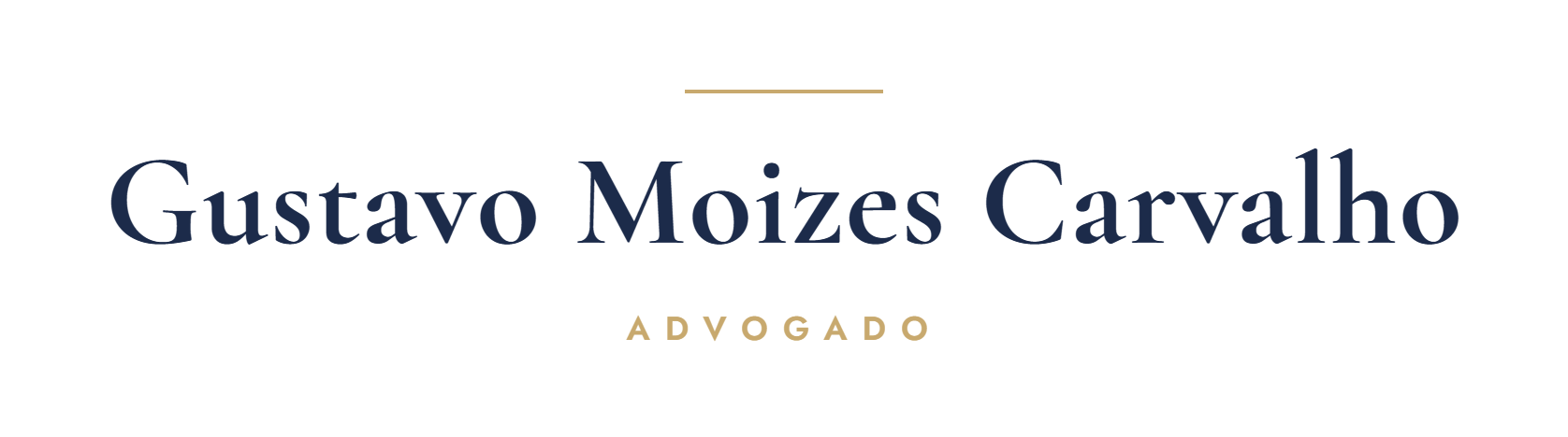 GMC — Gustavo Moizes Carvalho, Advogado